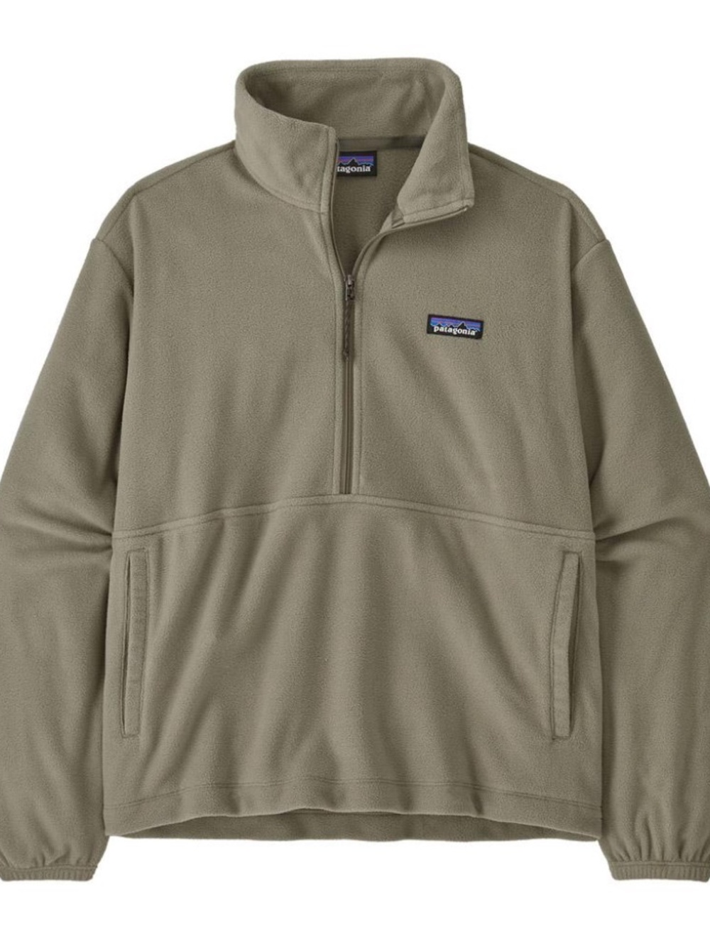 Patagonia Olive Green Half Zip Fleece Pullover Size XL